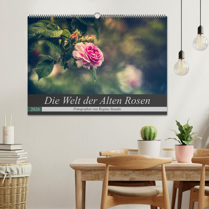Die Welt der Alten Rosen (CALVENDO Wandkalender 2026)