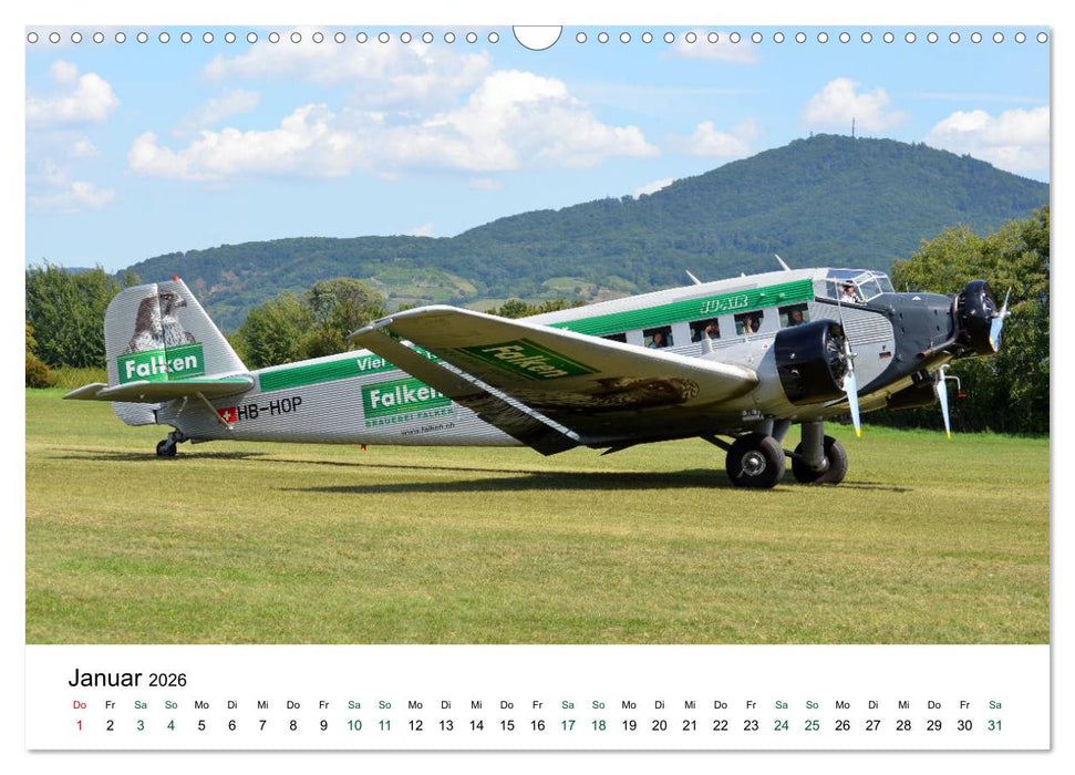 Junkers Ju 52 Die Legende (CALVENDO Wandkalender 2026)