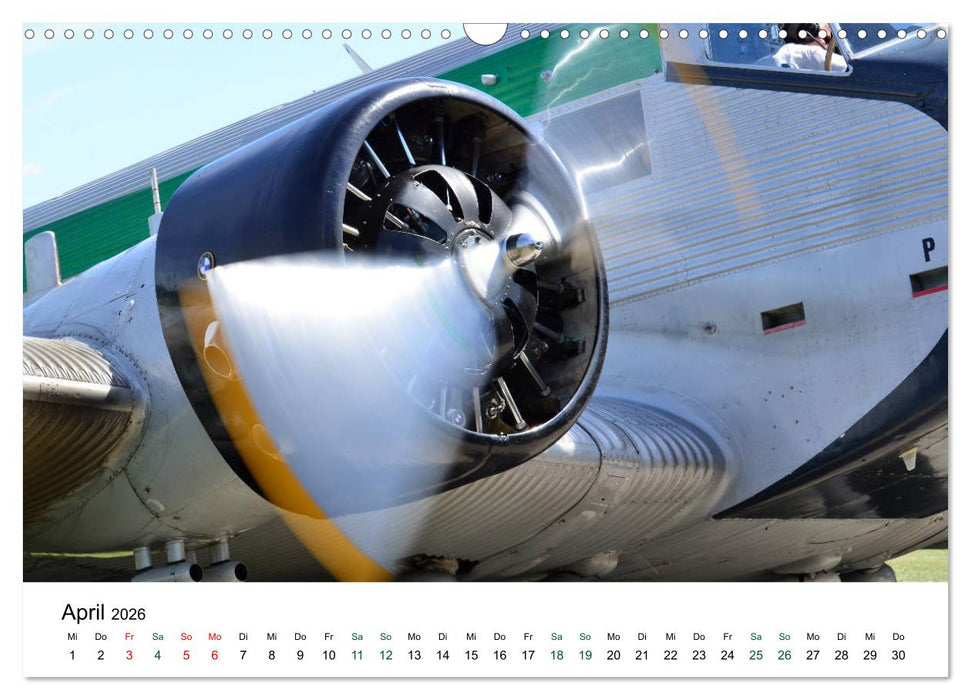 Junkers Ju 52 Die Legende (CALVENDO Wandkalender 2026)