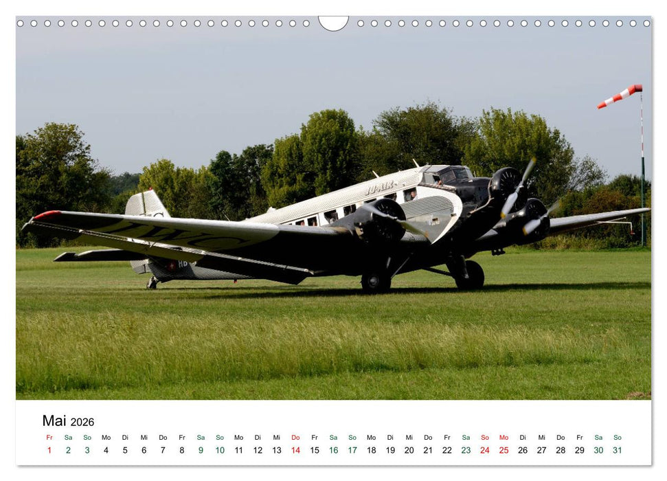Junkers Ju 52 Die Legende (CALVENDO Wandkalender 2026)