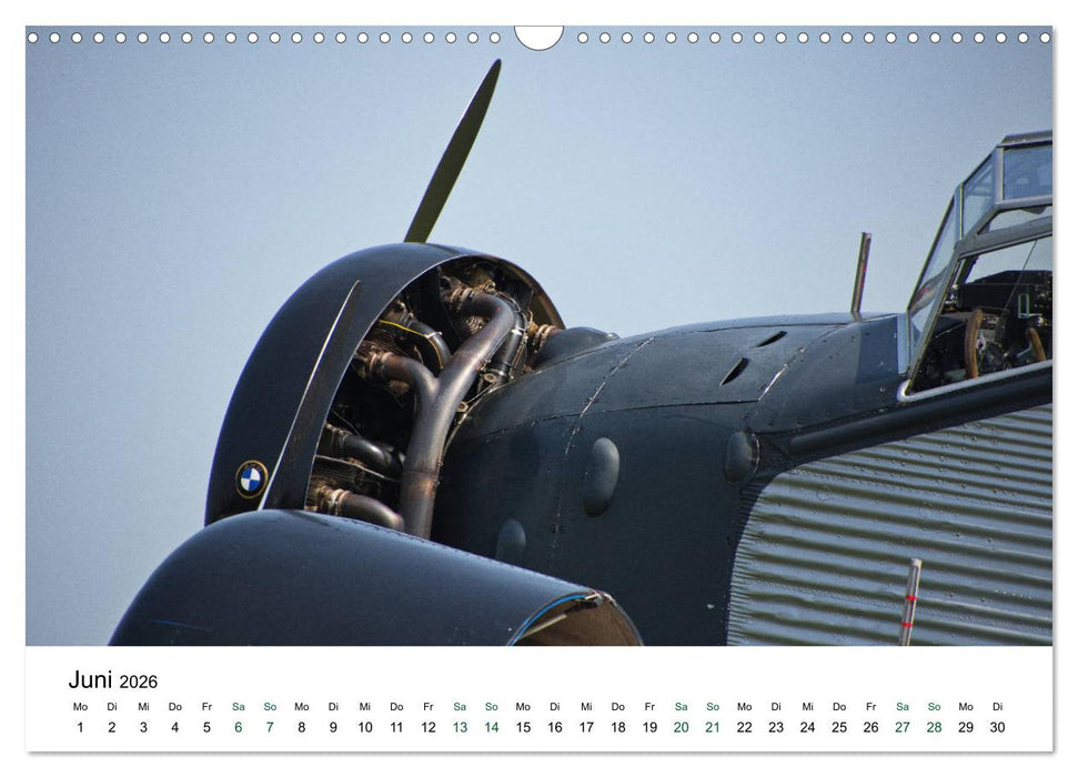 Junkers Ju 52 Die Legende (CALVENDO Wandkalender 2026)