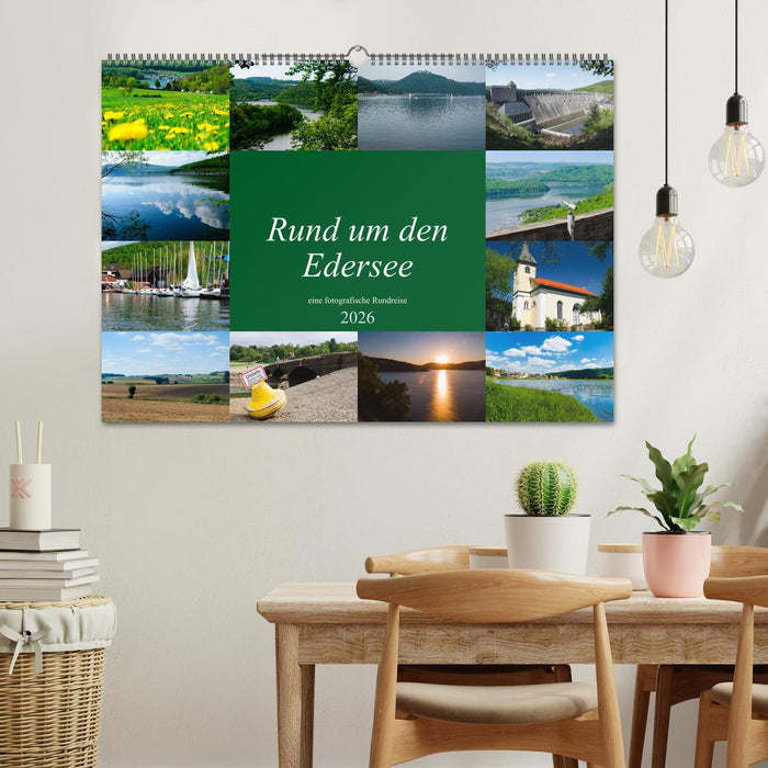Rund um den Edersee (CALVENDO Wandkalender 2026)