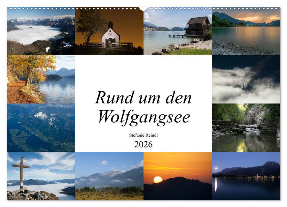 Rund um den Wolfgangsee (CALVENDO Wandkalender 2026)