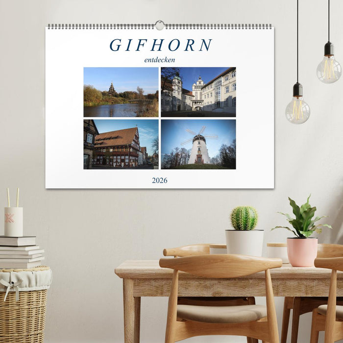 Gifhorn entdecken (CALVENDO Wandkalender 2026)