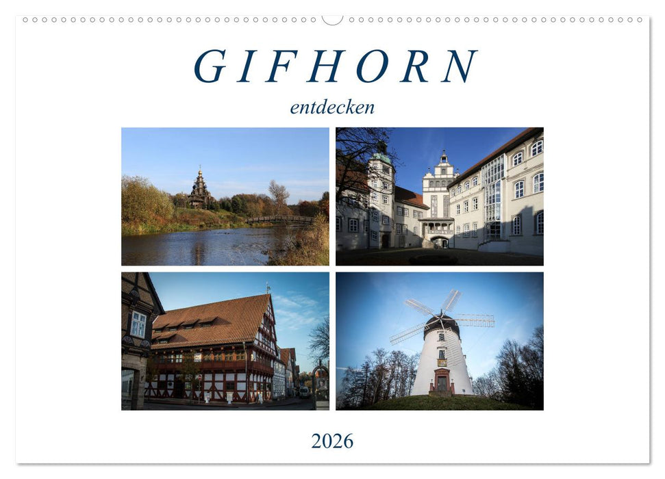 Gifhorn entdecken (CALVENDO Wandkalender 2026)