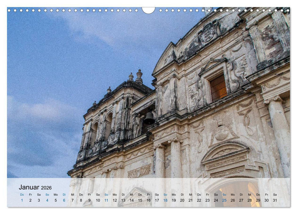 Nicaragua - Land der Gegensätze (CALVENDO Wandkalender 2026)