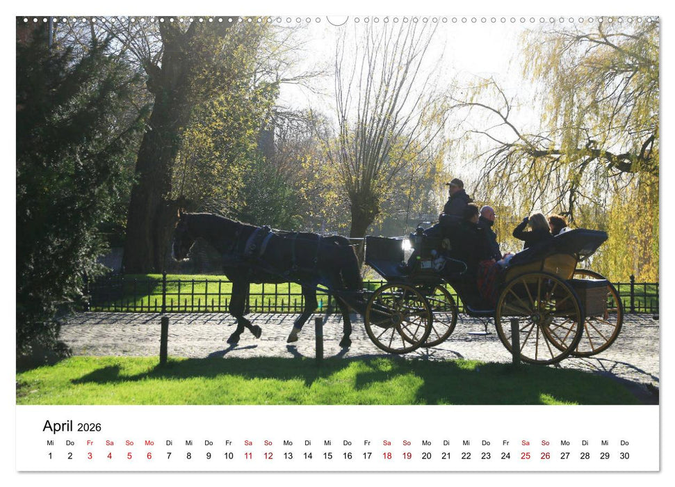 Brügge - Eine mittelalterliche Stadt (CALVENDO Wandkalender 2026)