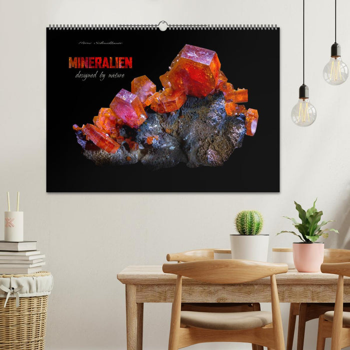 MINERALIEN designed by nature (CALVENDO Wandkalender 2026)