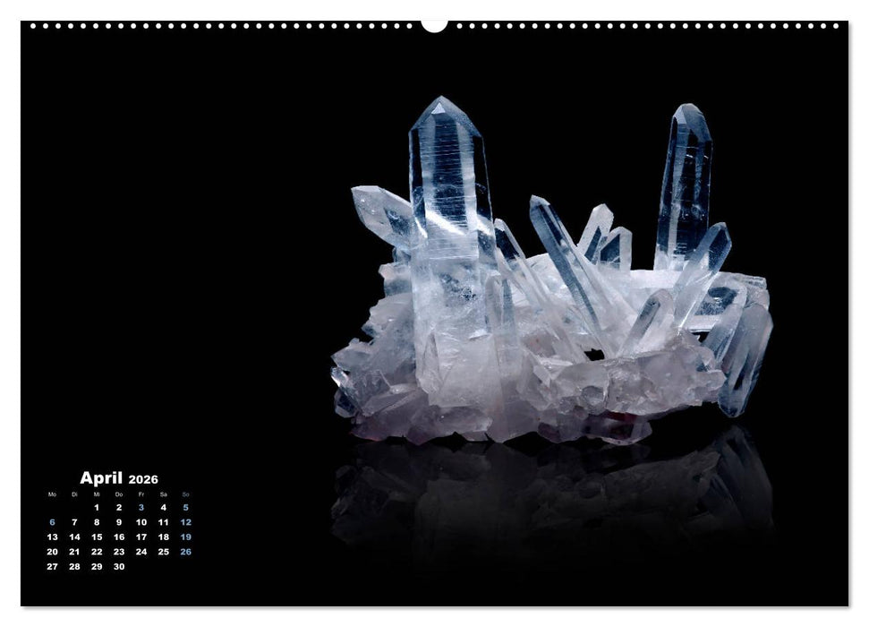 MINERALIEN designed by nature (CALVENDO Wandkalender 2026)