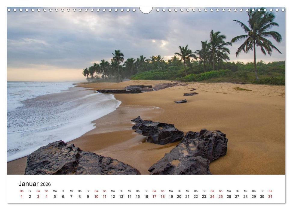 Eine Reise durch Ghana (CALVENDO Wandkalender 2026)