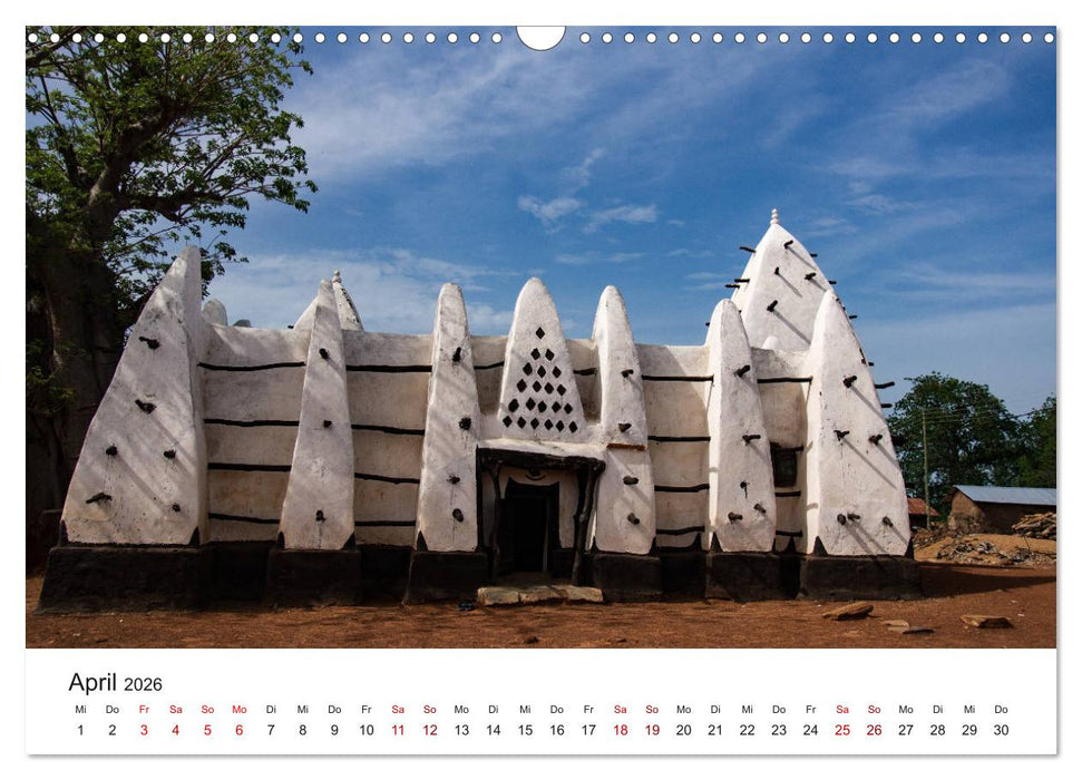 Eine Reise durch Ghana (CALVENDO Wandkalender 2026)