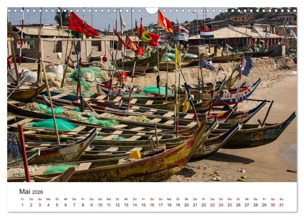 Eine Reise durch Ghana (CALVENDO Wandkalender 2026)