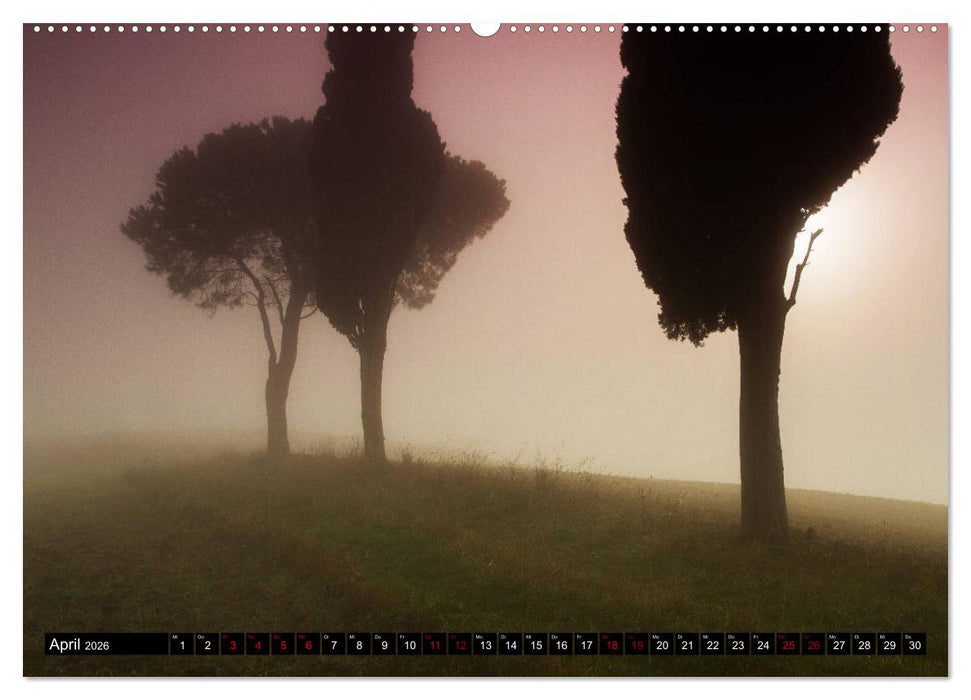 Toskana - Inseln im Nebel (CALVENDO Wandkalender 2026)