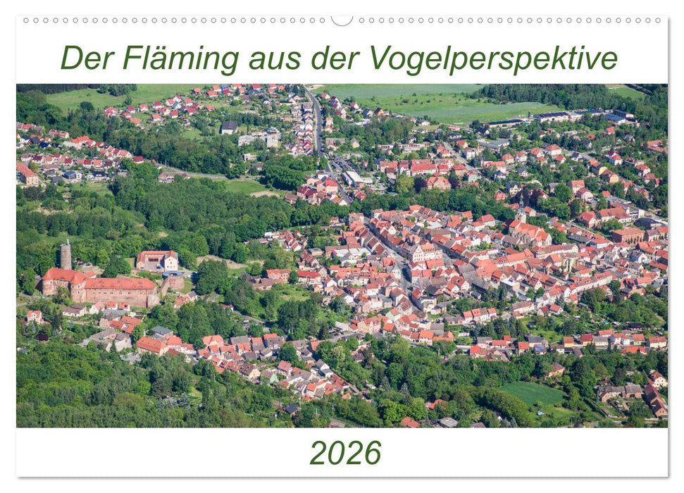 Der Fläming aus der Vogelperspektive (CALVENDO Wandkalender 2026)