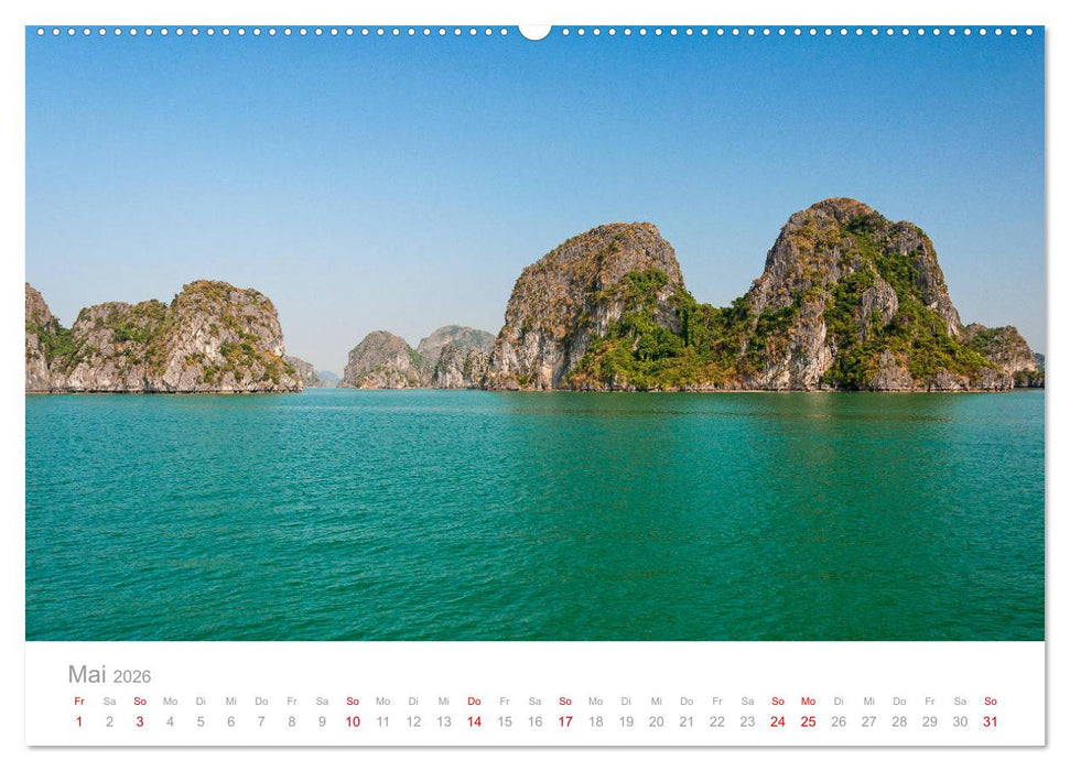Vietnam - Der Norden (CALVENDO Wandkalender 2026)