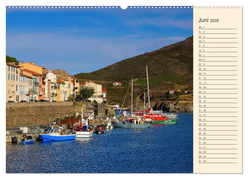 Cote Vermeille - Wo die Pyrenäen das Meer küssen (CALVENDO Wandkalender 2026)