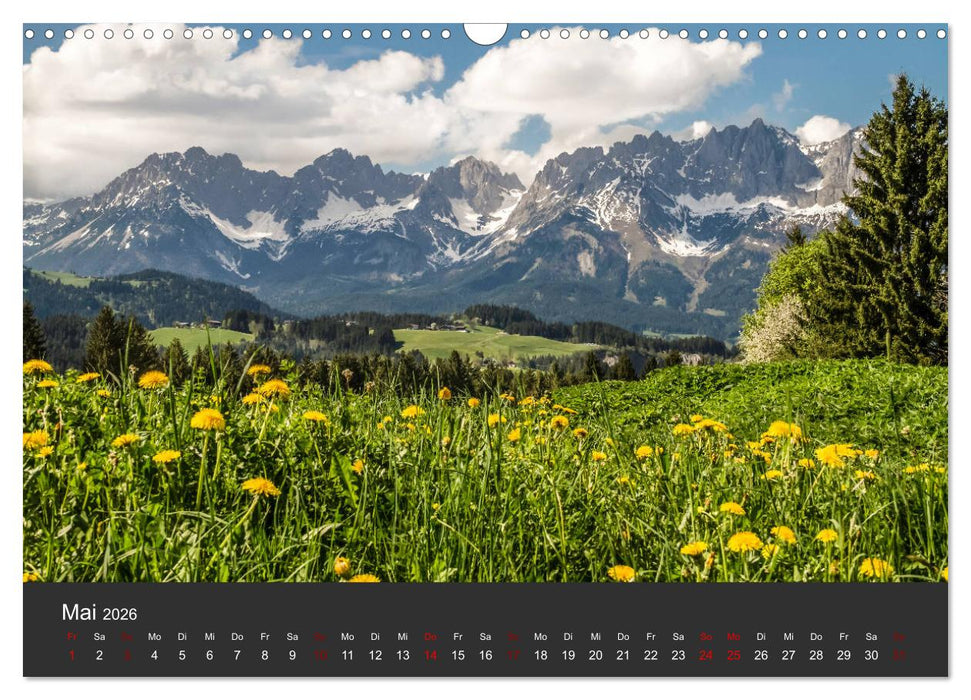 Der Wilde Kaiser, das Kletterparadies bei Kitzbühel (CALVENDO Wandkalender 2026)