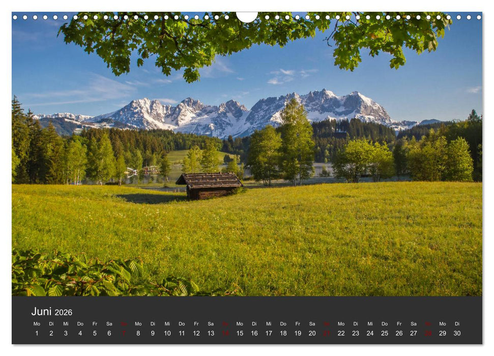 Der Wilde Kaiser, das Kletterparadies bei Kitzbühel (CALVENDO Wandkalender 2026)