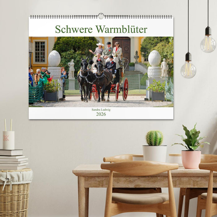 Schwere Warmblüter 2026 (CALVENDO Wandkalender 2026)