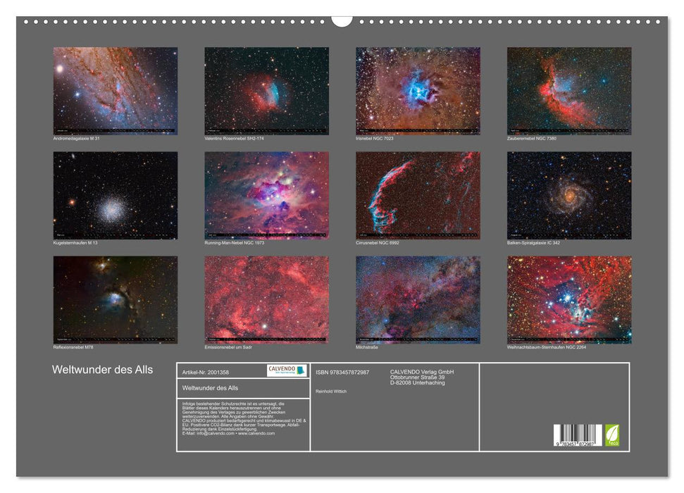 Weltwunder des Alls (CALVENDO Wandkalender 2026)