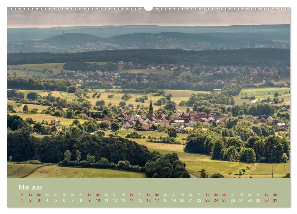 Schöne Aussichten in die Fränkische Schweiz (CALVENDO Wandkalender 2026)