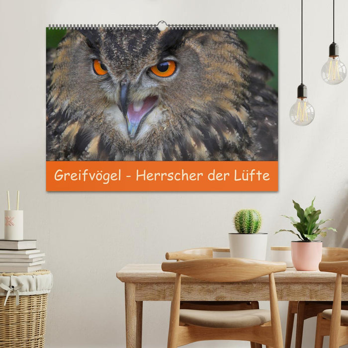Greifvögel - Herrscher der Lüfte (CALVENDO Wandkalender 2026)
