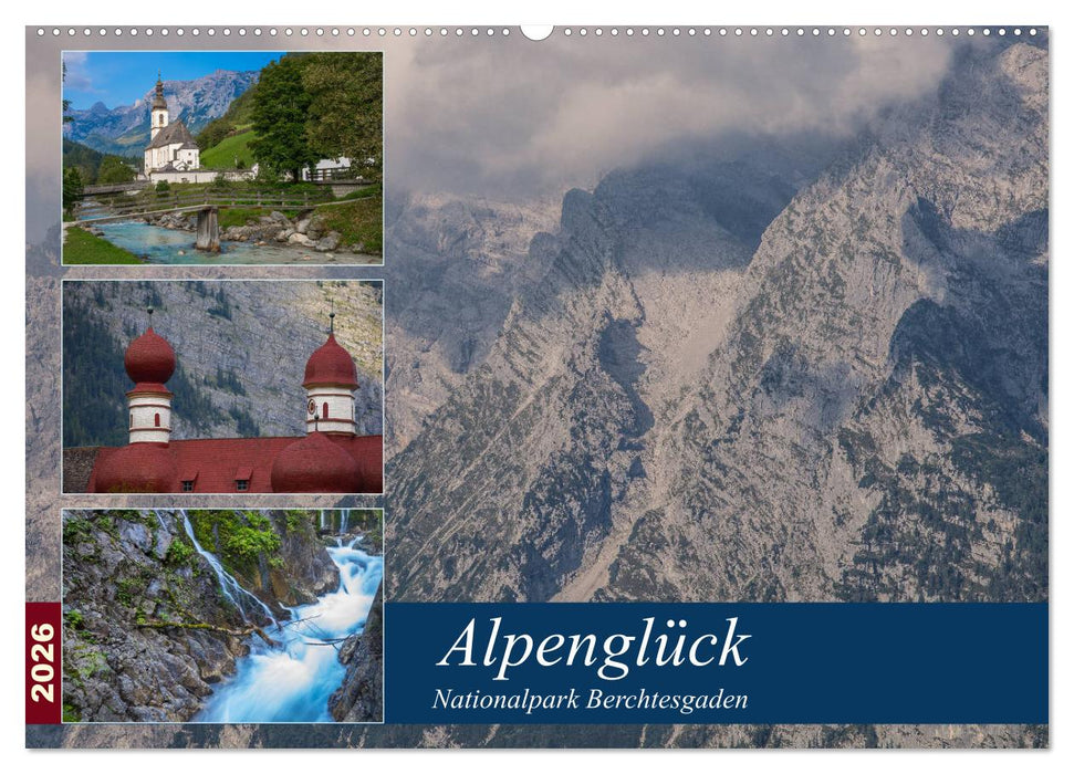 Alpenglück - Nationalpark Berchtesgaden (CALVENDO Wandkalender 2026)