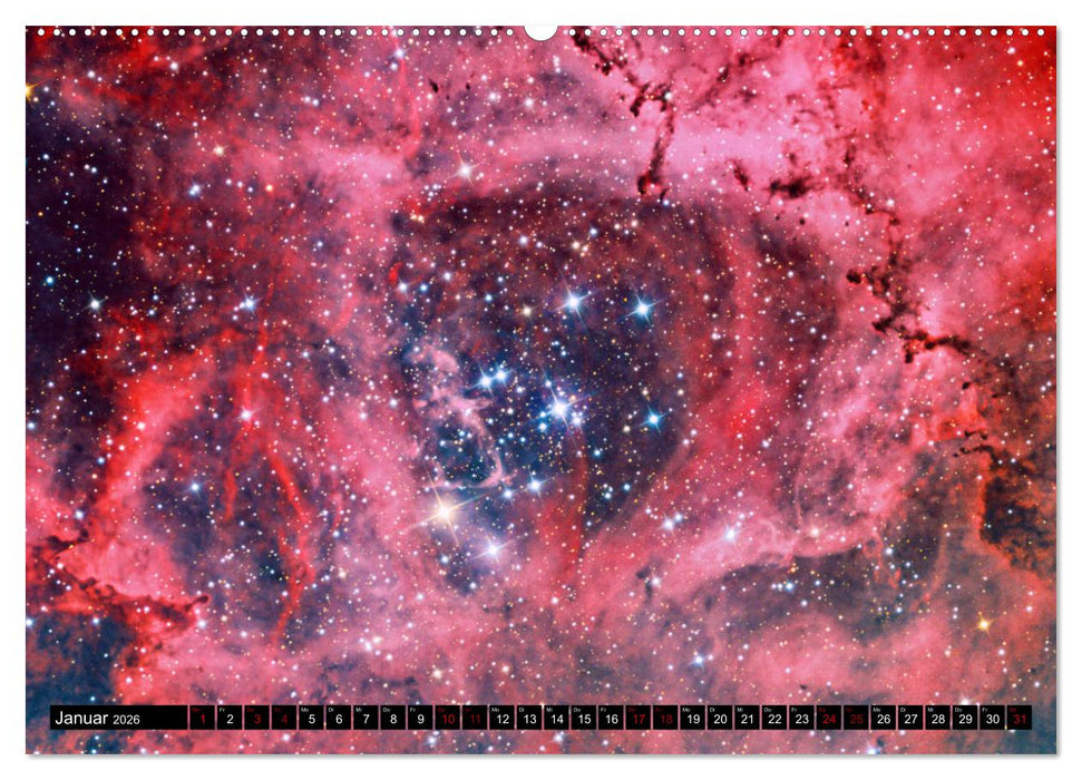 Galaktische Nebel (CALVENDO Wandkalender 2026)