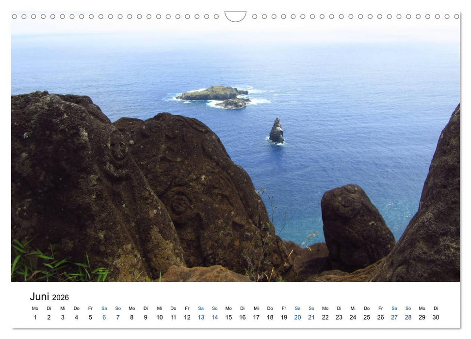 Die Osterinsel - mystisches Inselparadies im Südostpazifik (CALVENDO Wandkalender 2026)