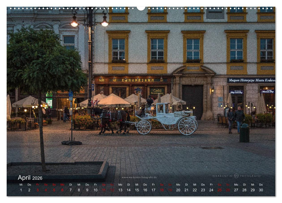 Krakau live (CALVENDO Wandkalender 2026)
