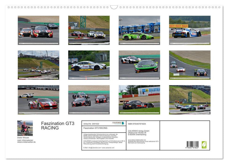 Faszination GT3 RACING (CALVENDO Wandkalender 2026)