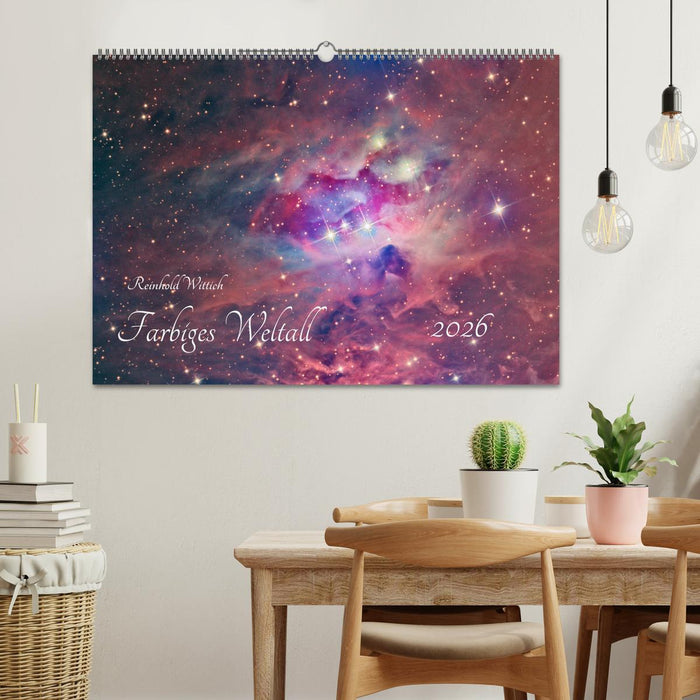 Farbiges Weltall (CALVENDO Wandkalender 2026)