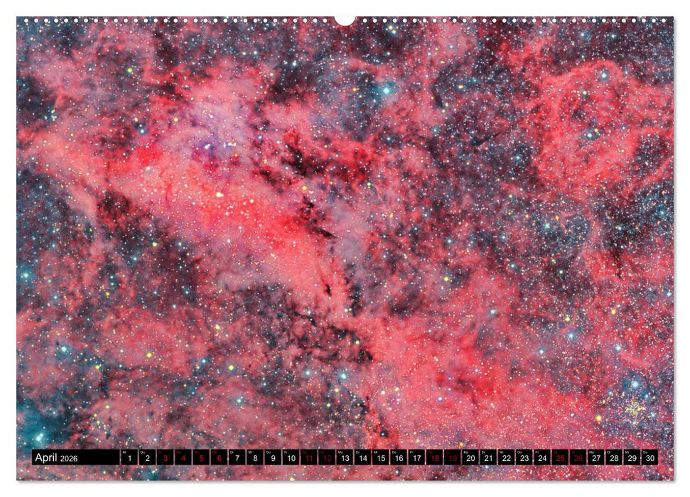 Farbiges Weltall (CALVENDO Wandkalender 2026)