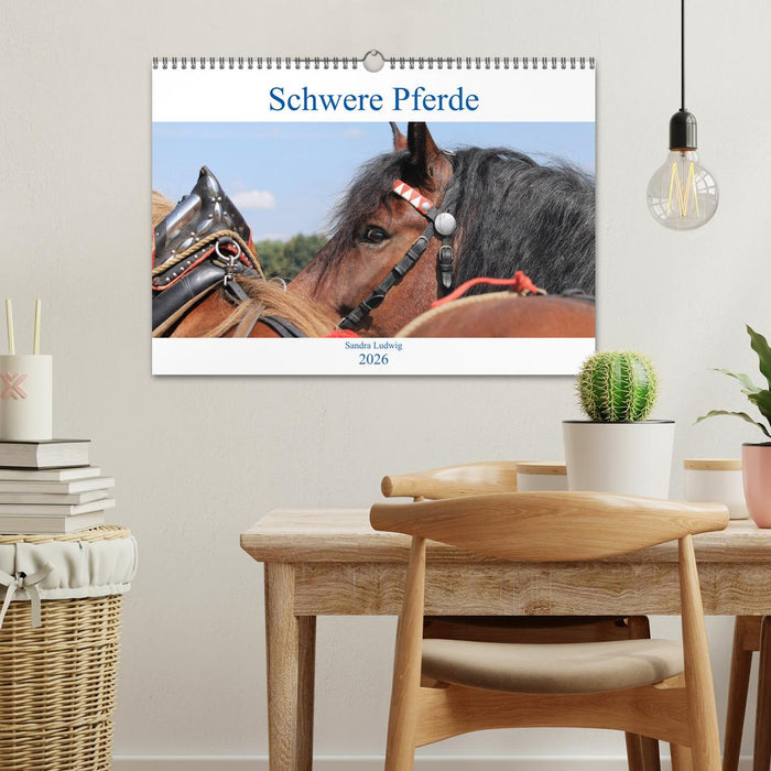 Schwere Pferde 2026 (CALVENDO Wandkalender 2026)
