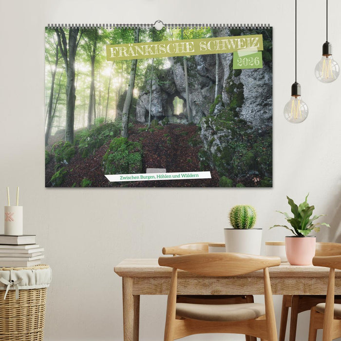 Fränkische Schweiz – Zwischen Burgen, Höhlen und Wäldern (CALVENDO Wandkalender 2026)
