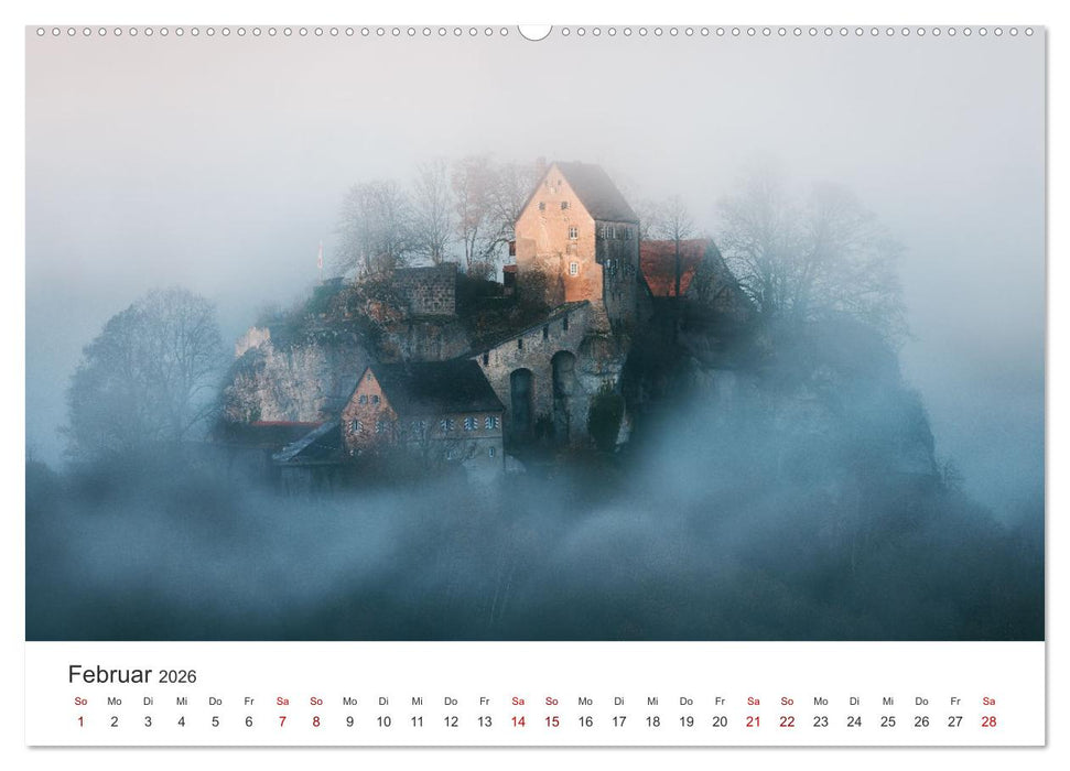 Fränkische Schweiz – Zwischen Burgen, Höhlen und Wäldern (CALVENDO Wandkalender 2026)
