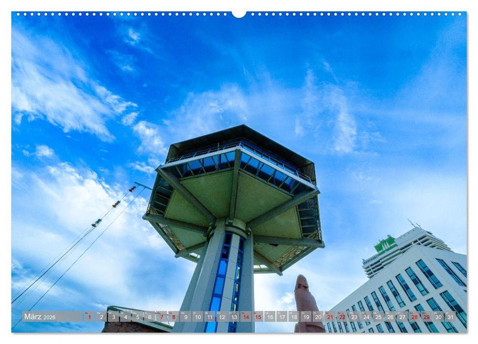 Ein Blick auf Lübeck-Travemünde (CALVENDO Wandkalender 2026)