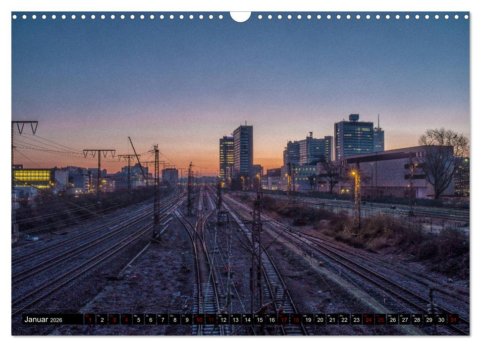 Essen bei Nacht (CALVENDO Wandkalender 2026)