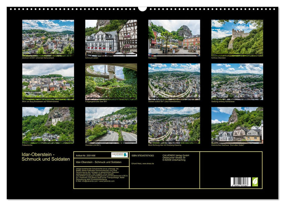 Idar-Oberstein - Schmuck und Soldaten (CALVENDO Wandkalender 2026)