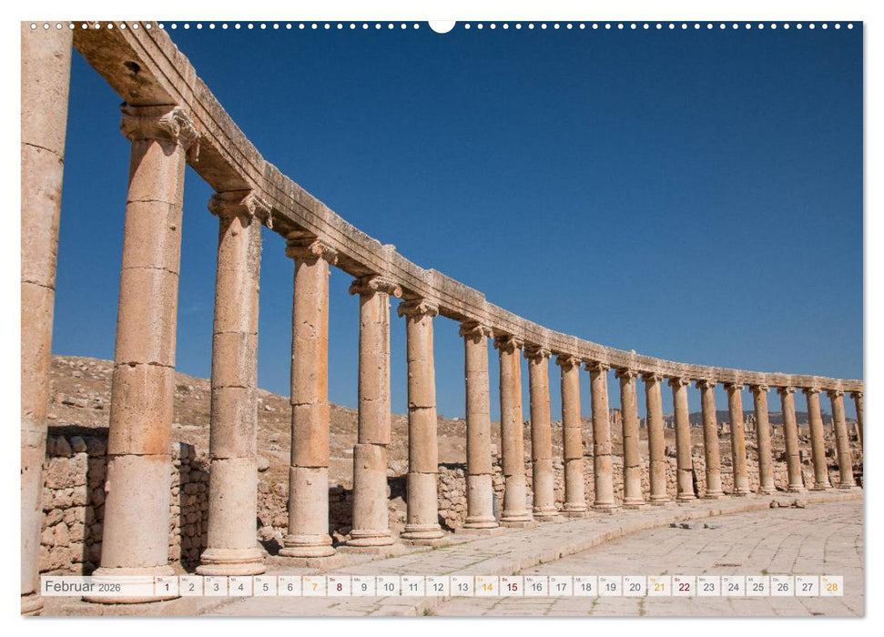 Jordanien - Wadis - Wüste - Weltwunder (CALVENDO Wandkalender 2026)