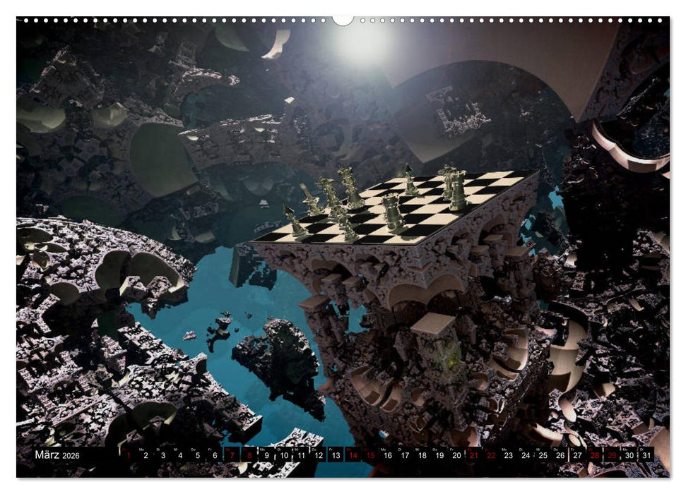 SCHACH - Spiel der Könige (CALVENDO Wandkalender 2026)