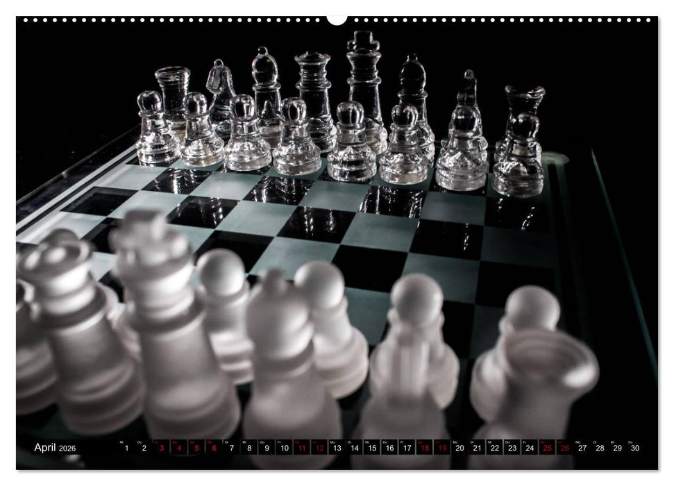 SCHACH - Spiel der Könige (CALVENDO Wandkalender 2026)