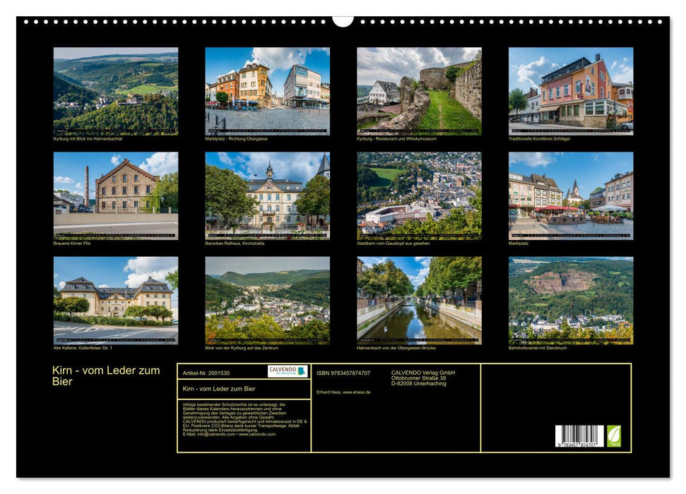 Kirn - vom Leder zum Bier (CALVENDO Wandkalender 2026)