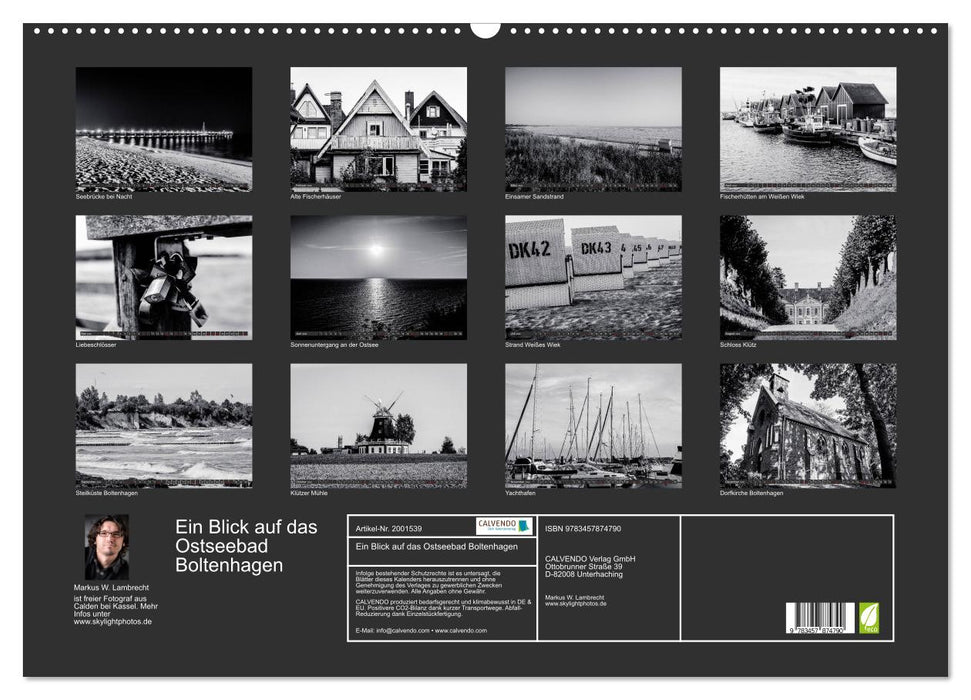 Ein Blick auf das Ostseebad Boltenhagen (CALVENDO Wandkalender 2026)