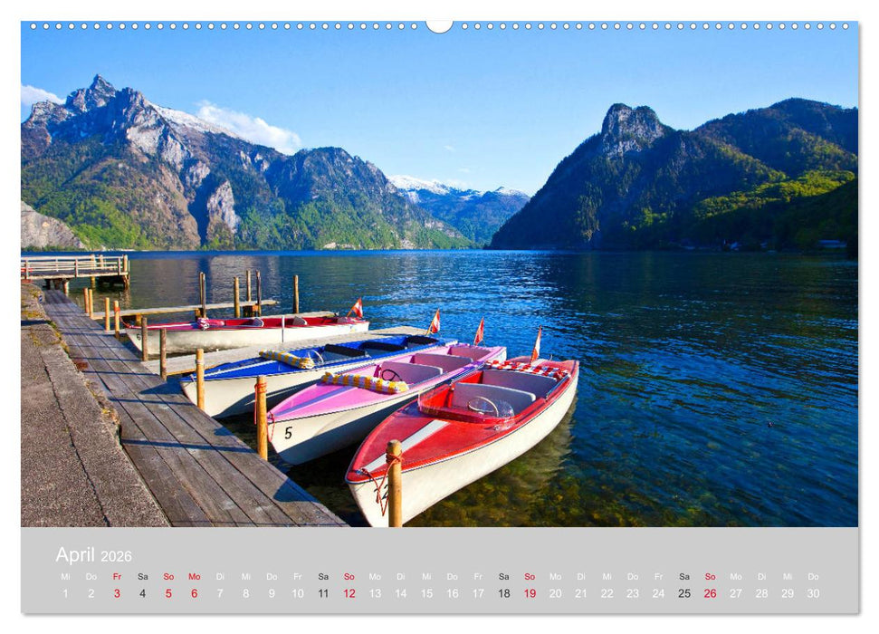 Am schönen Traunsee im Salzkammergut (CALVENDO Wandkalender 2026)