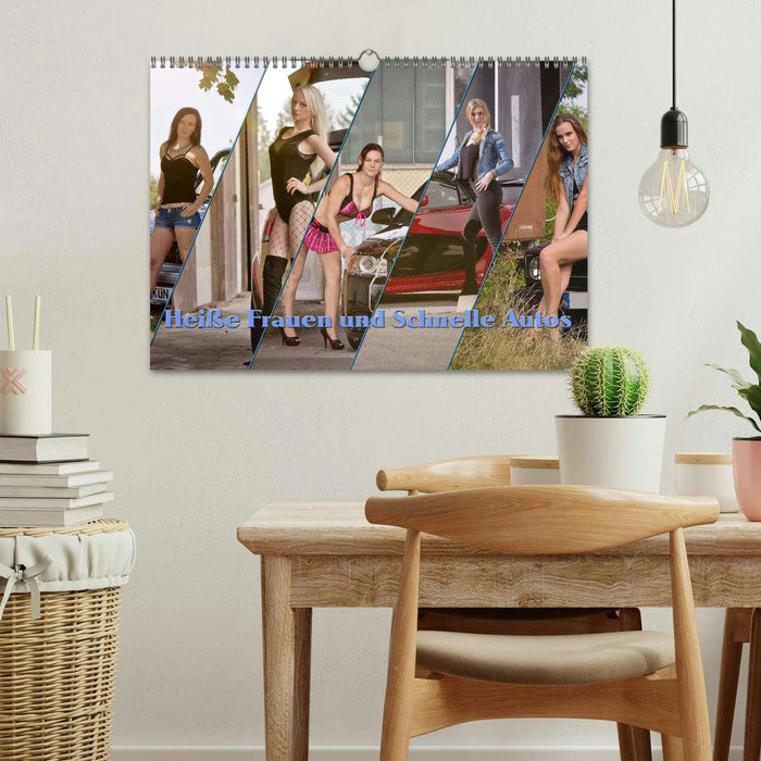 Heiße Frauen und schnelle Autos (CALVENDO Wandkalender 2026)