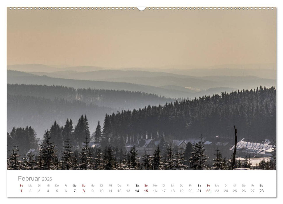 Sauerländer Berge (CALVENDO Wandkalender 2026)
