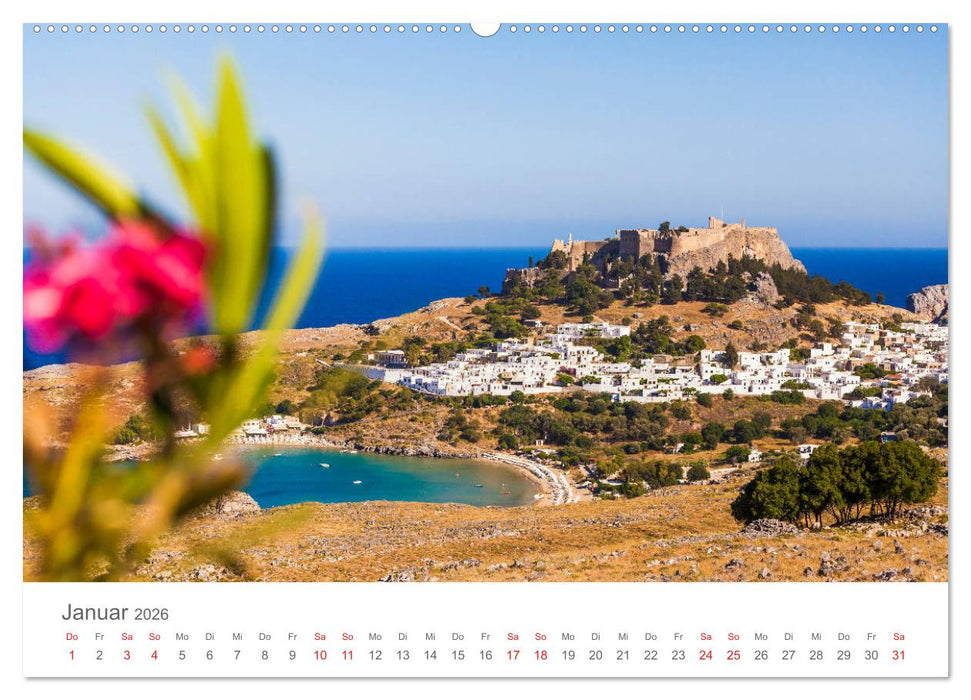 RHODOS Impressionen (CALVENDO Wandkalender 2026)