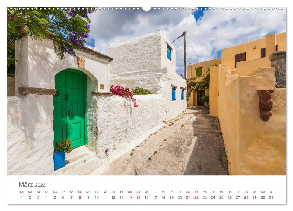 RHODOS Impressionen (CALVENDO Wandkalender 2026)