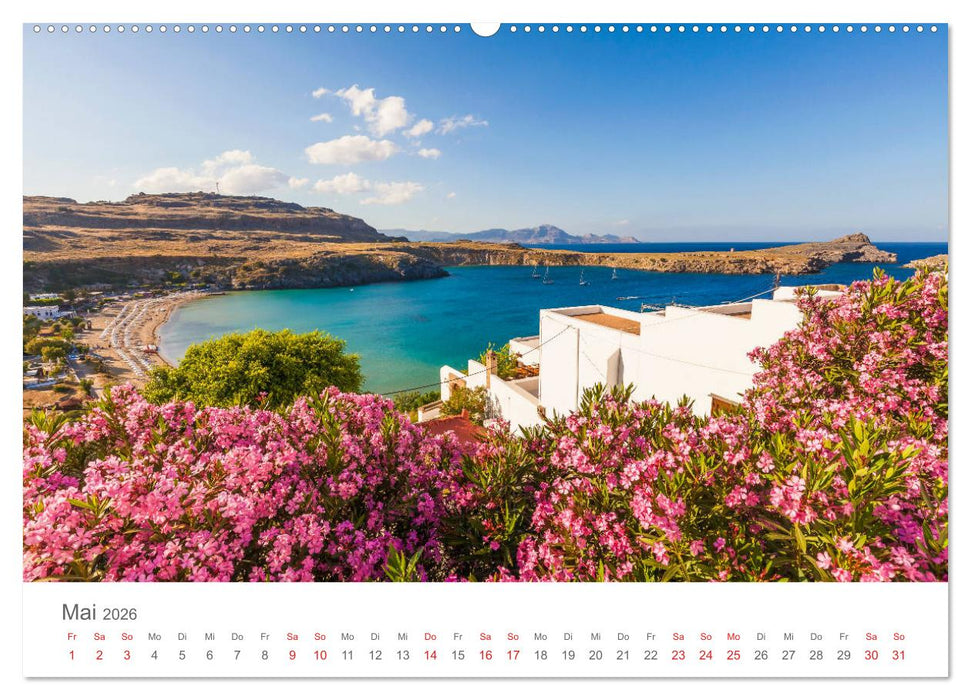 RHODOS Impressionen (CALVENDO Wandkalender 2026)
